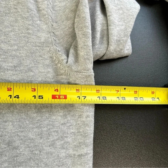 Women’s Medium Gray Cardigan Rhinestone Peter Pan Collar Twee Fairy Preppy - Picture 5 of 10